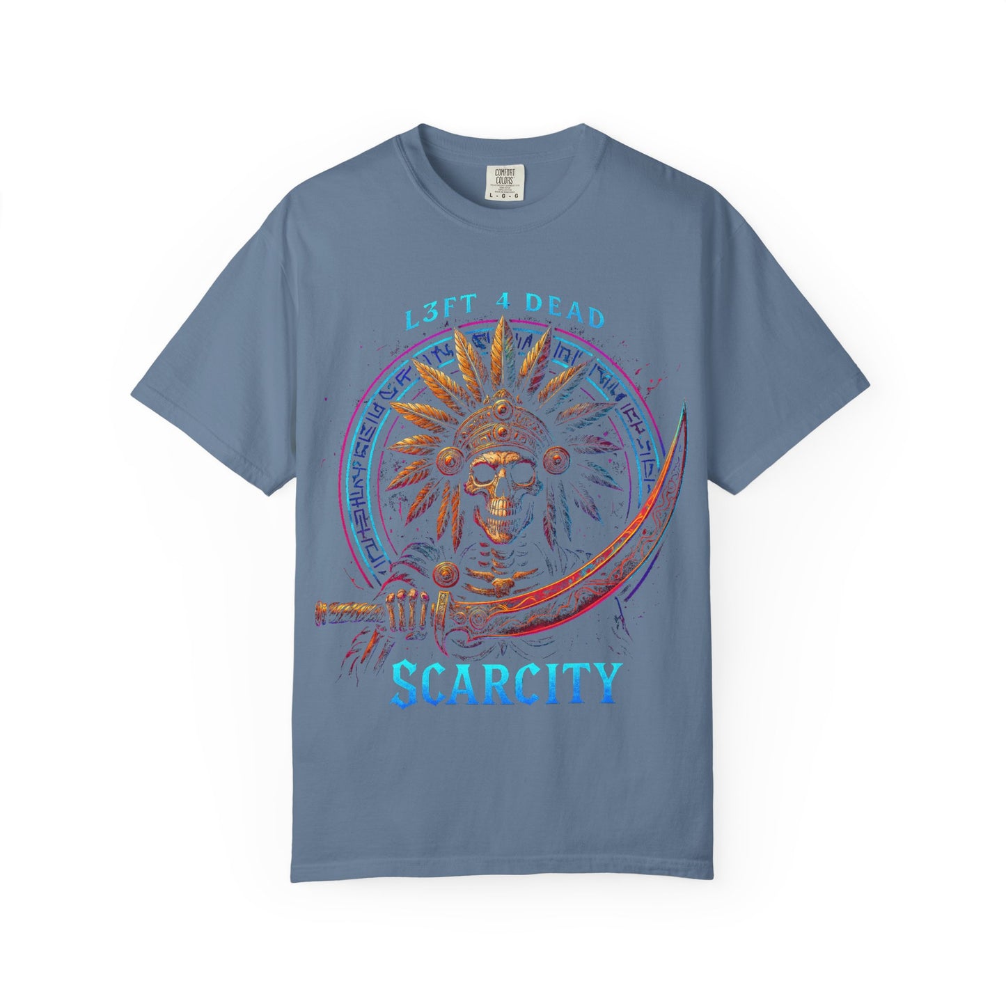 Copy of L3FT 4 DEAD Scarcity Unisex Garment-Dyed T-shirt - Bold Streetwear for Creative Souls