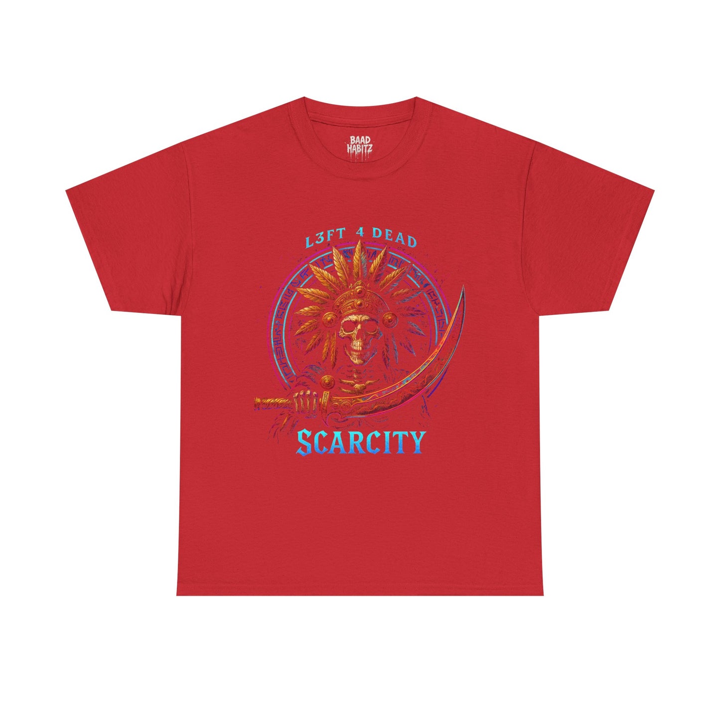 Vintage Graphic Unisex Heavy Cotton Tee - 'Scarcity' Design