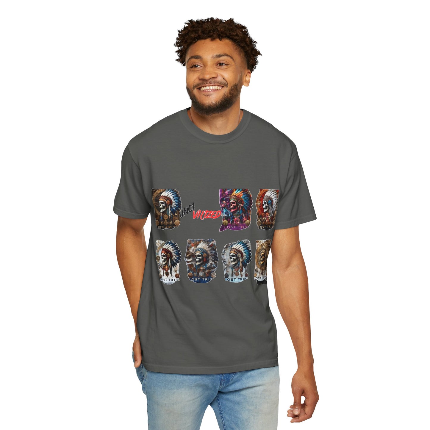 Natural Citizen Graphic T-Shirt - Unisex Garment-Dyed Tee with Unique Lion Designs
