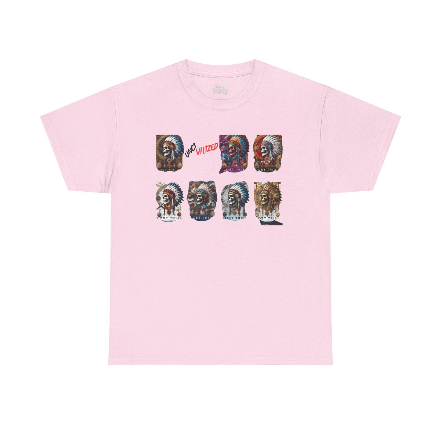 Unisex Heavy Cotton Tee with Lion Art - Free Spirit Tee, Graphic T-Shirt, Casual Wear, Animal Lover Gift, Unique Design Tee