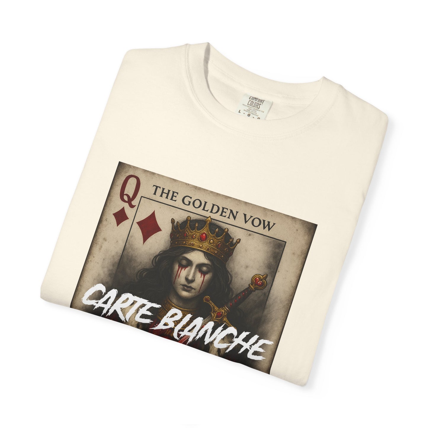 Artistic Unisex T-Shirt - Carte Blanche Playing Card Design