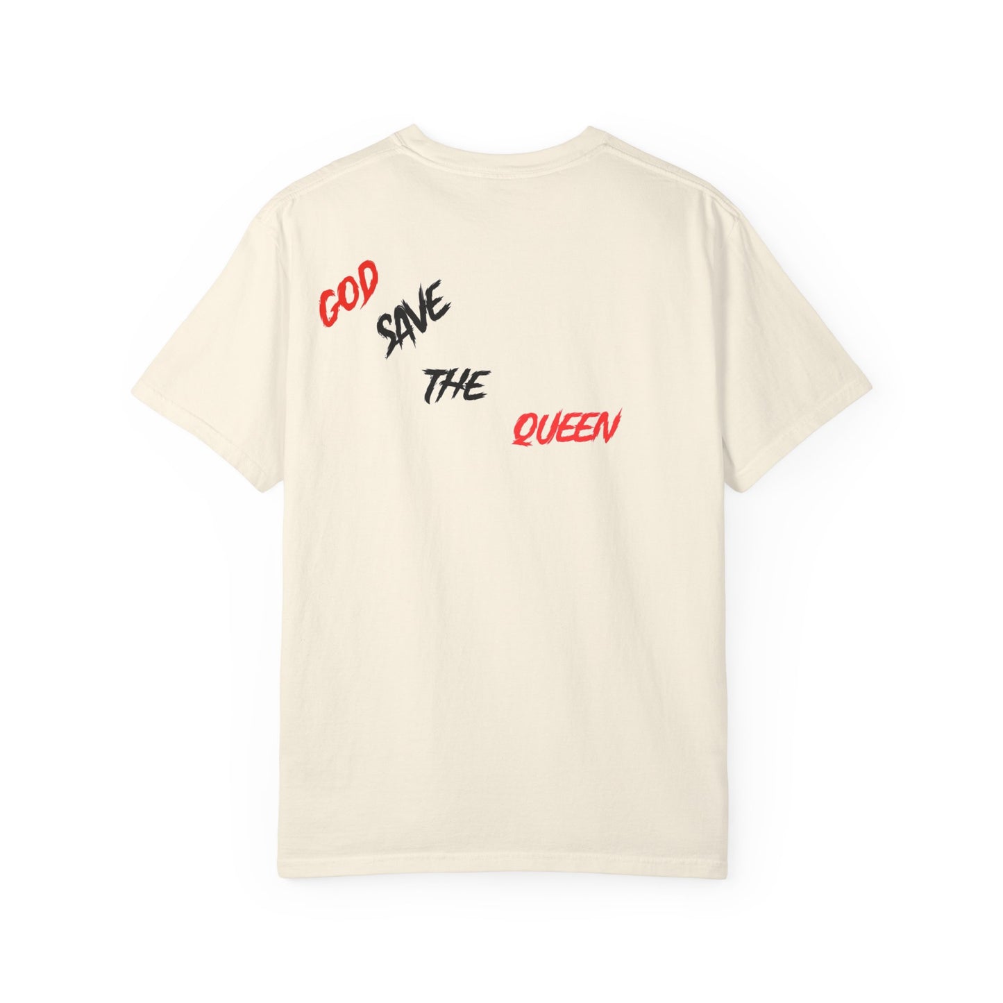 Street Art Graphic T-Shirt - 'God Save the Queen' & 'Carte Blanche' Design