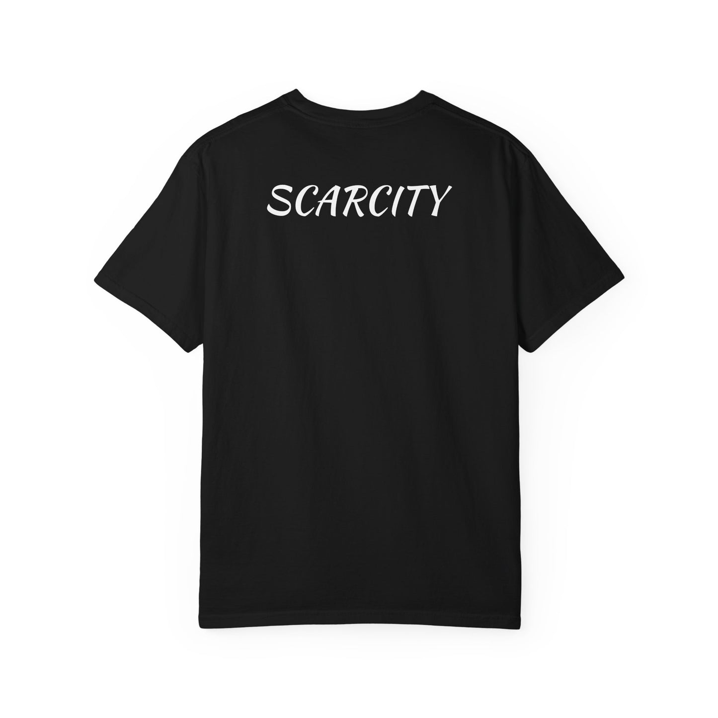 Lost Tribe Unisex Garment-Dyed T-Shirt | Scarcity Graphic Tee for Festival & Everyday Wear