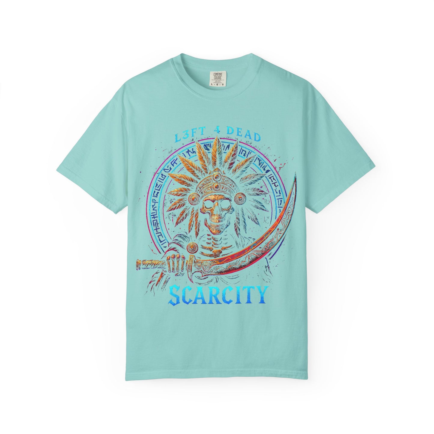 Copy of L3FT 4 DEAD Scarcity Unisex Garment-Dyed T-shirt - Bold Streetwear for Creative Souls