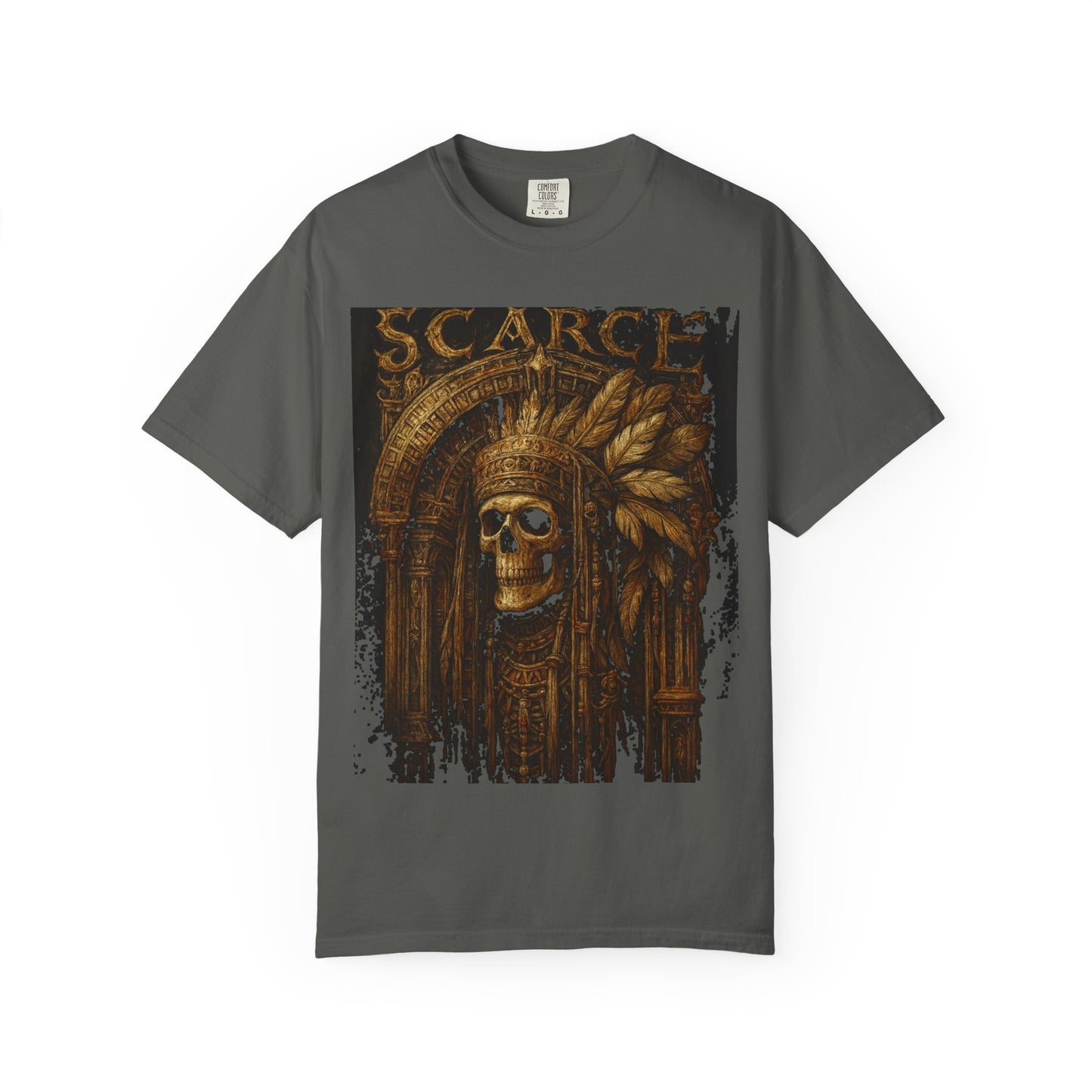 Unisex Garment-Dyed T-Shirt - SCARCE The Lost Skull Design