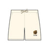 Garment-Dyed Lion Print Fleece Sweat Shorts for Casual Comfort