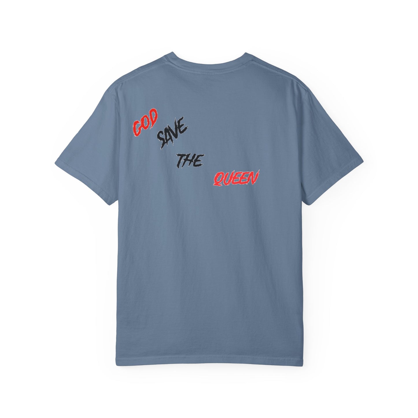 Street Art Graphic T-Shirt - 'God Save the Queen' & 'Carte Blanche' Design