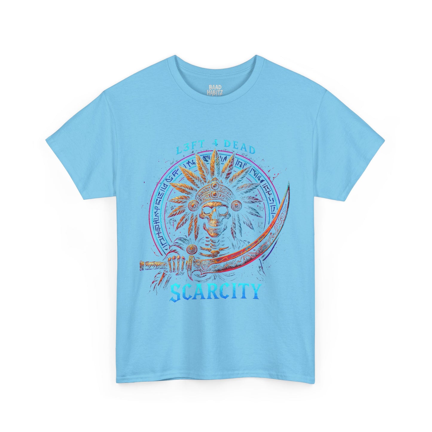 Vintage Graphic Unisex Heavy Cotton Tee - 'Scarcity' Design