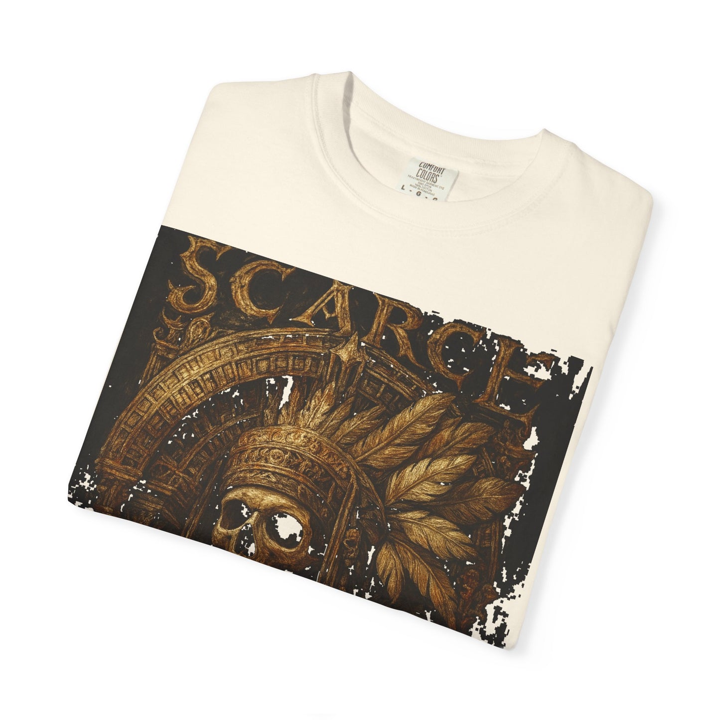 Unisex Garment-Dyed T-Shirt - SCARCE The Lost Skull Design