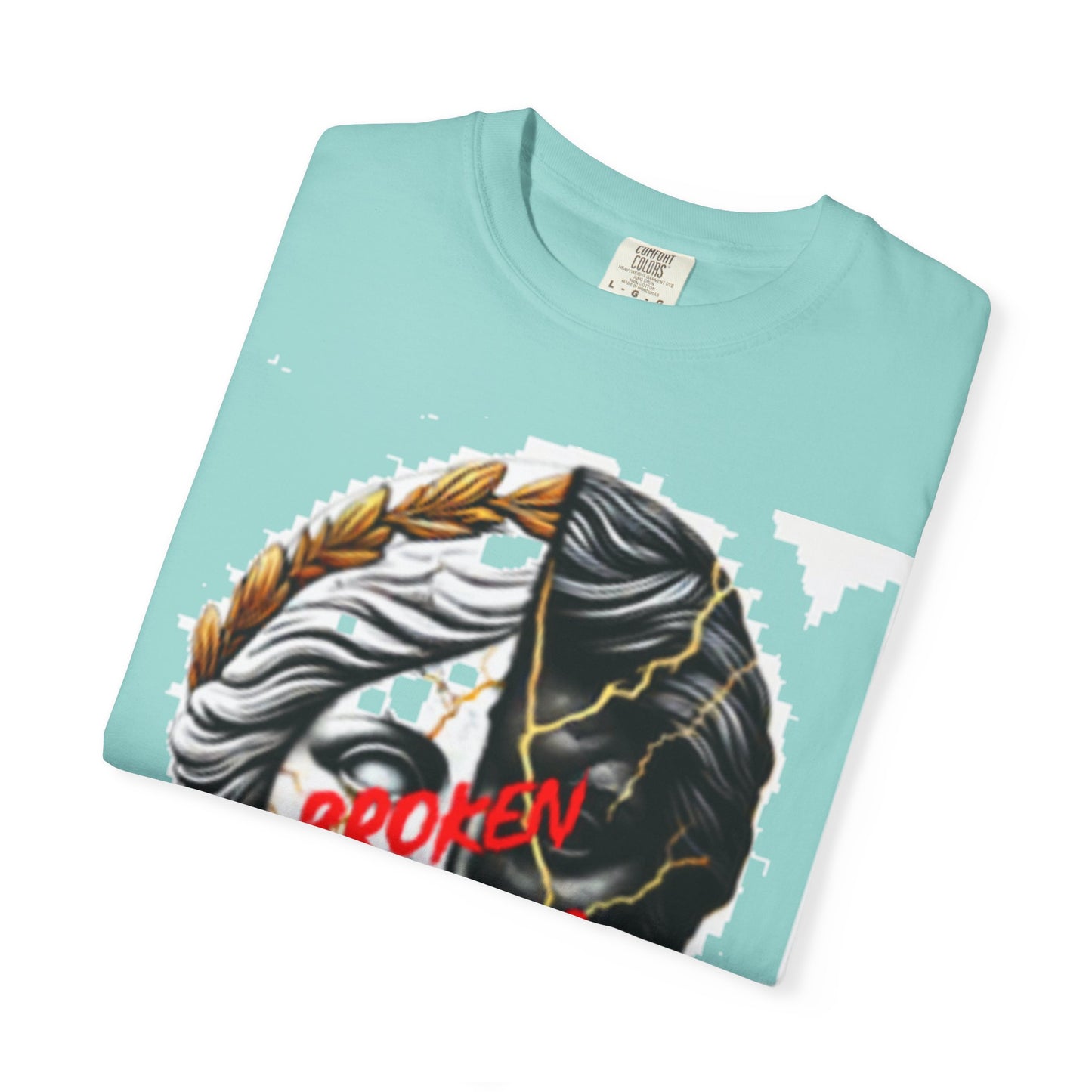 Unisex Garment-Dyed T-shirt - 'Broken Pieces' & 'God Save the Queen' Graphic Tee