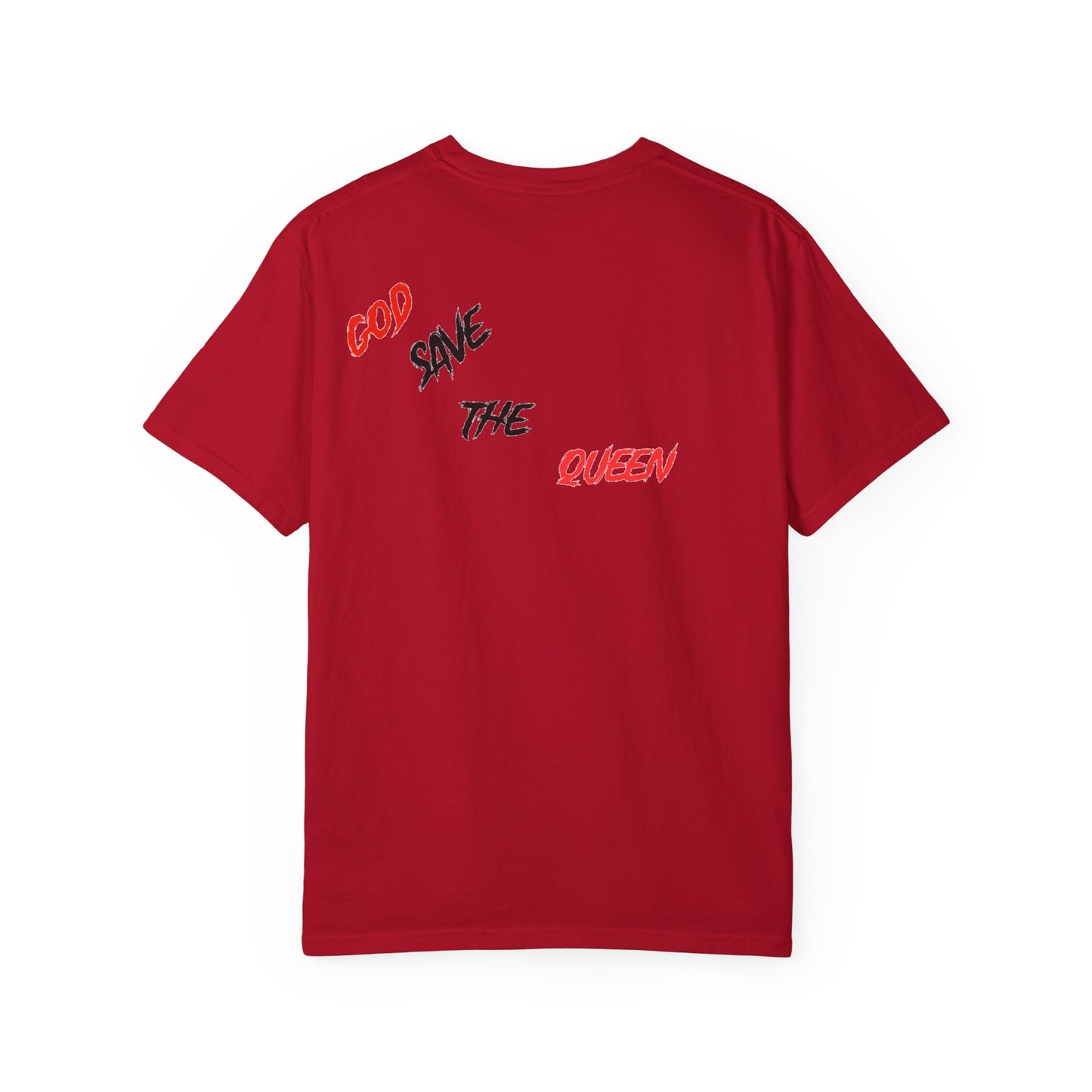 Street Art Graphic T-Shirt - 'God Save the Queen' & 'Carte Blanche' Design