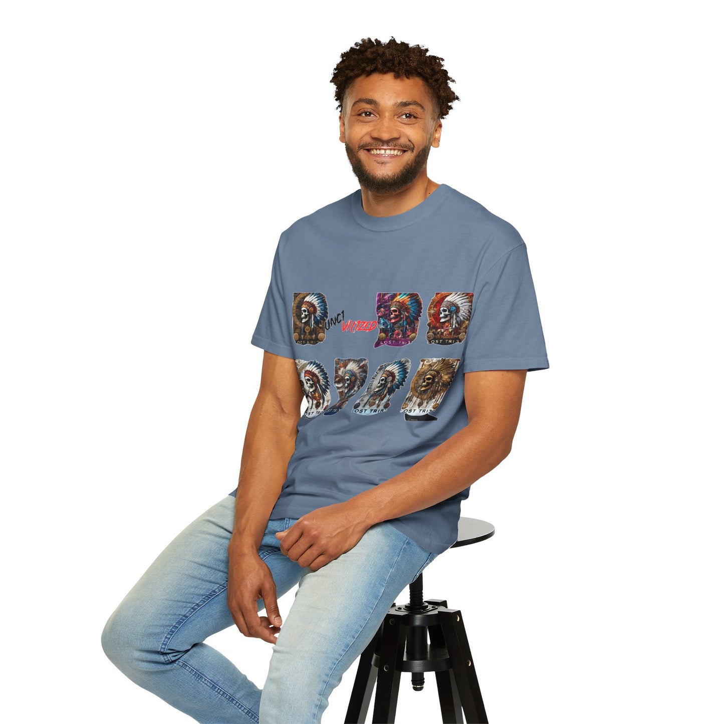 Natural Citizen Graphic T-Shirt - Unisex Garment-Dyed Tee with Unique Lion Designs