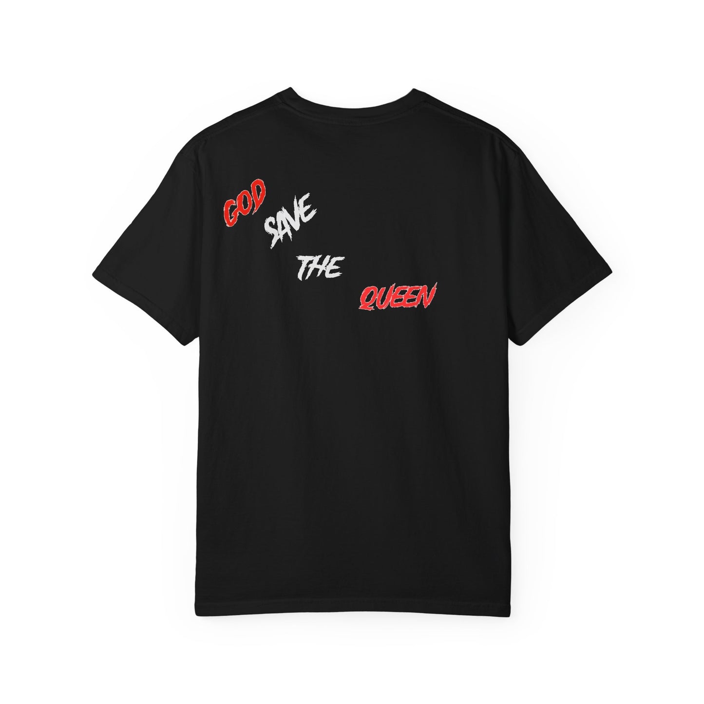 Street Art Graphic T-Shirt - 'God Save the Queen' & 'Carte Blanche' Design