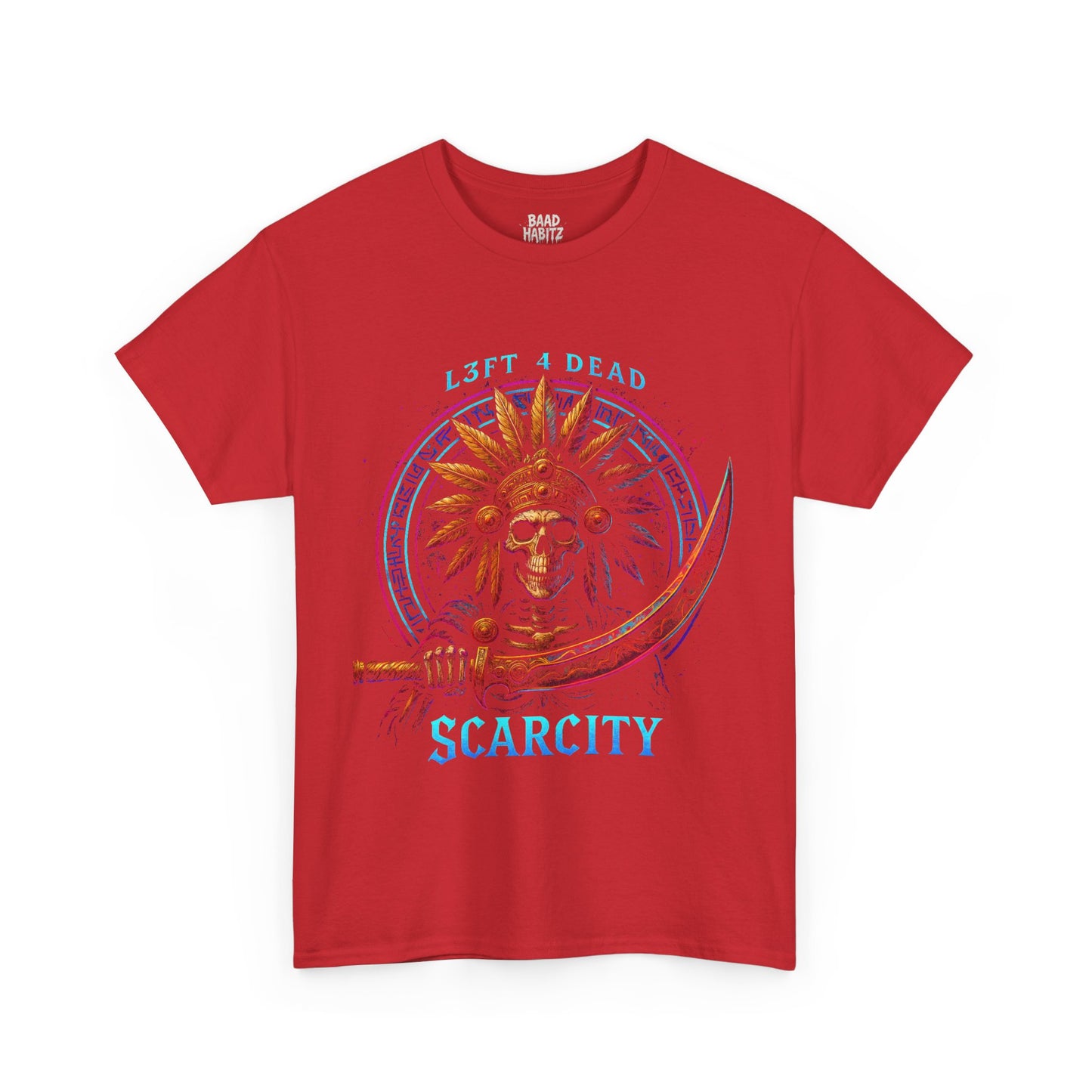 Vintage Graphic Unisex Heavy Cotton Tee - 'Scarcity' Design