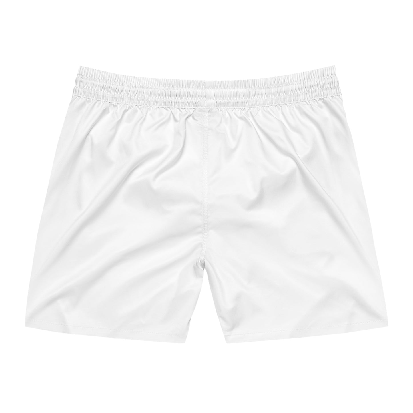 Men's Mid-Length Swim Shorts - Casual Beachwear with Bold Graphics
