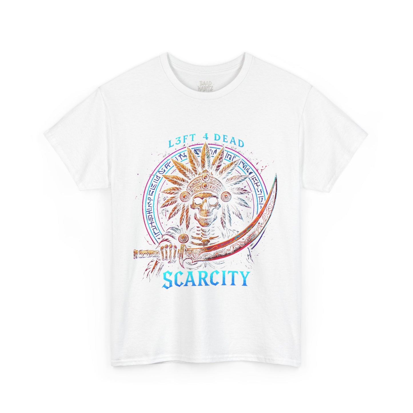 Vintage Graphic Unisex Heavy Cotton Tee - 'Scarcity' Design