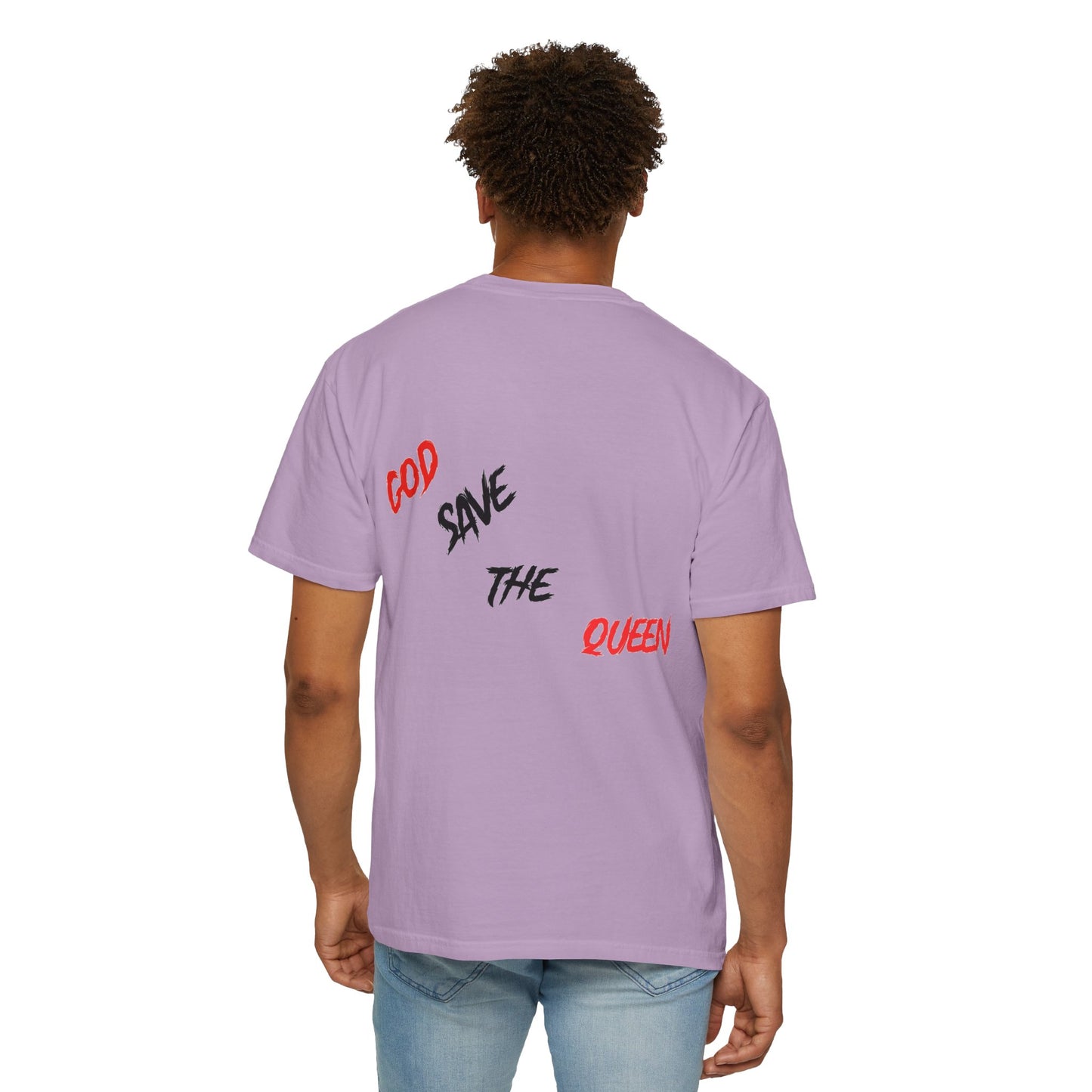 Unisex Garment-Dyed T-shirt - 'Broken Pieces' & 'God Save the Queen' Graphic Tee