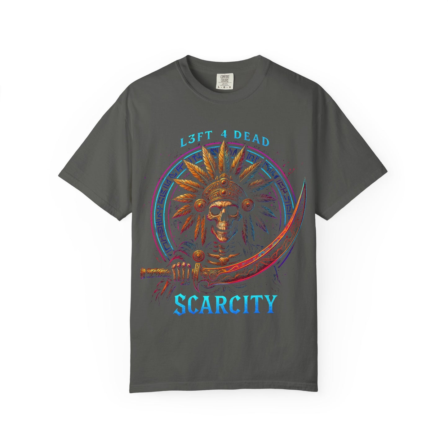 Copy of L3FT 4 DEAD Scarcity Unisex Garment-Dyed T-shirt - Bold Streetwear for Creative Souls