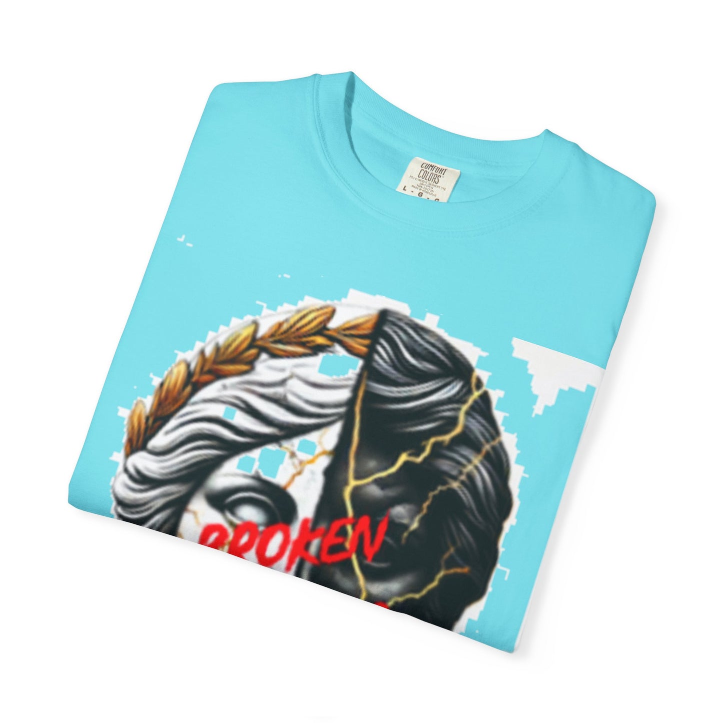 Unisex Garment-Dyed T-shirt - 'Broken Pieces' & 'God Save the Queen' Graphic Tee