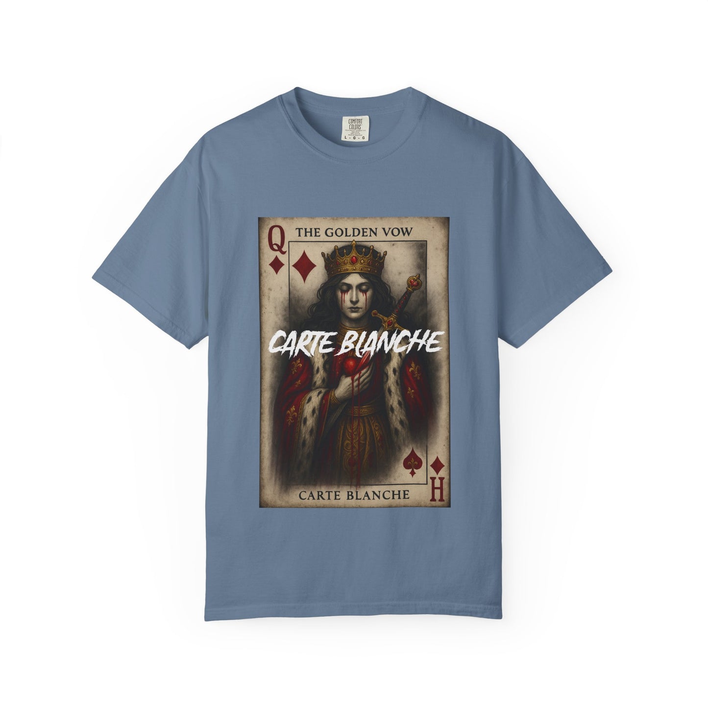 Artistic Unisex T-Shirt - Carte Blanche Playing Card Design