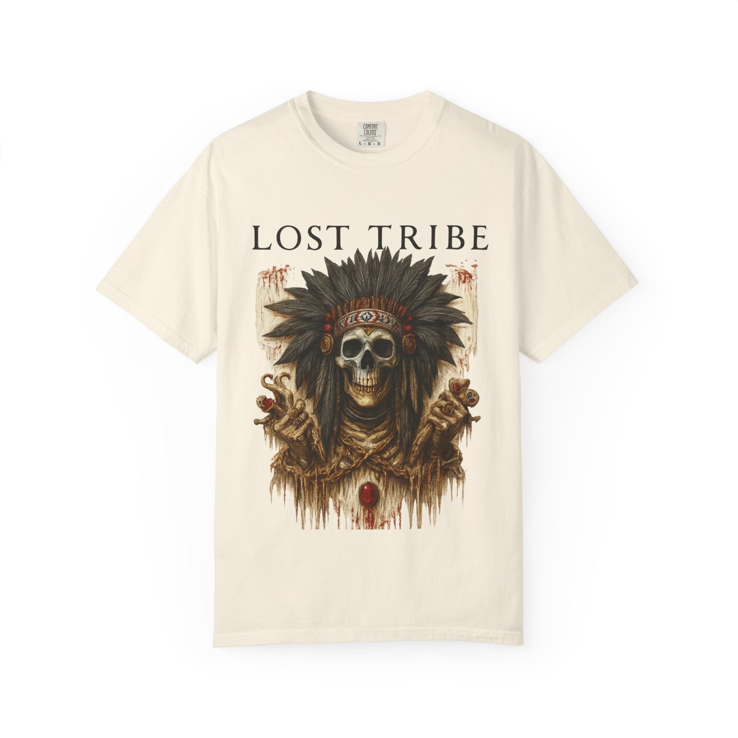 Lost Tribe Unisex Garment-Dyed T-Shirt | Scarcity Graphic Tee for Festival & Everyday Wear