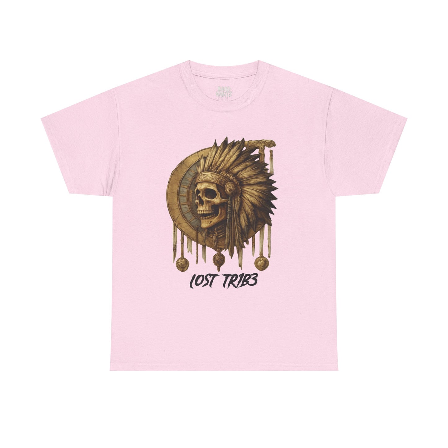 Unisex Heavy Cotton Tee - Lost Tribe Skull Design