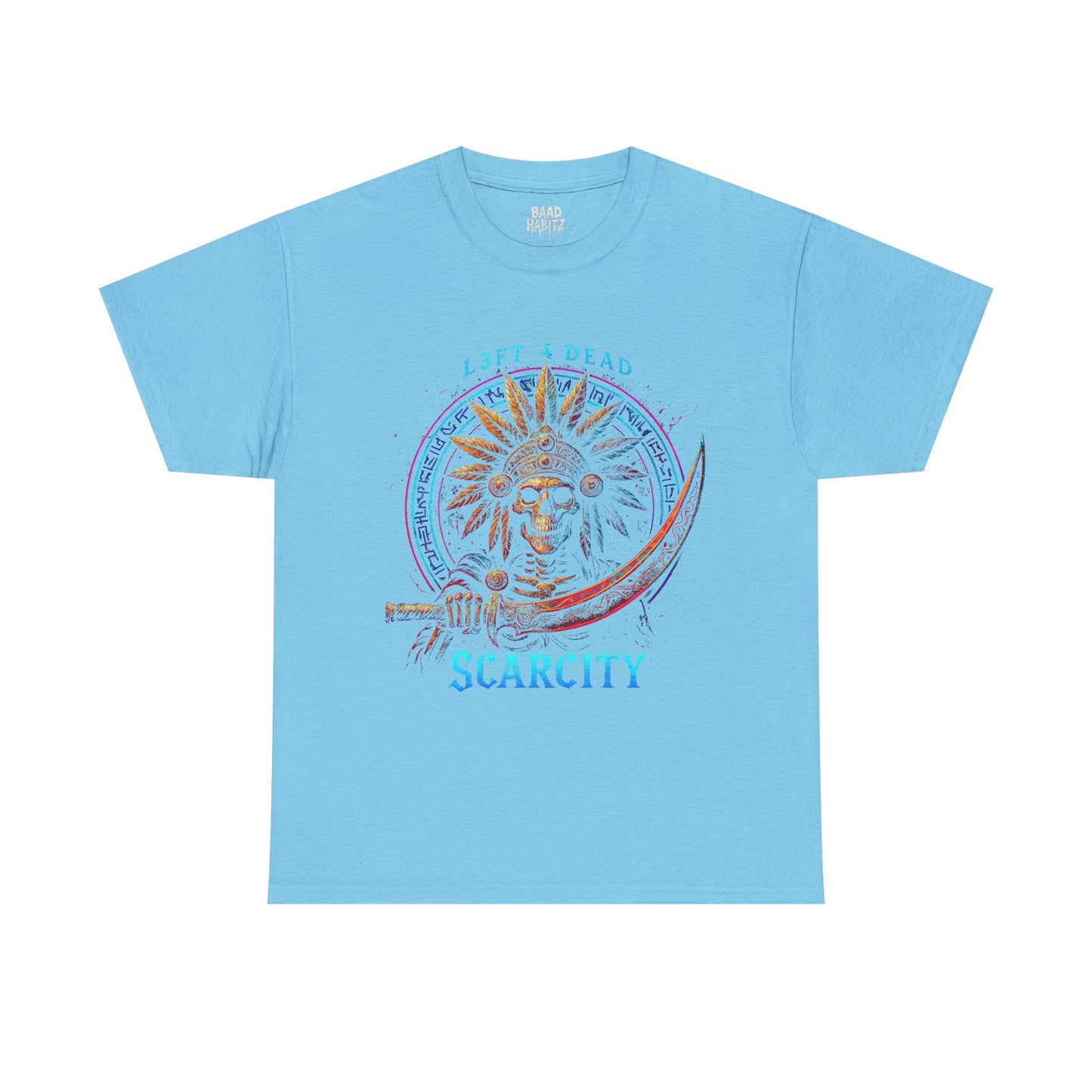 Vintage Graphic Unisex Heavy Cotton Tee - 'Scarcity' Design