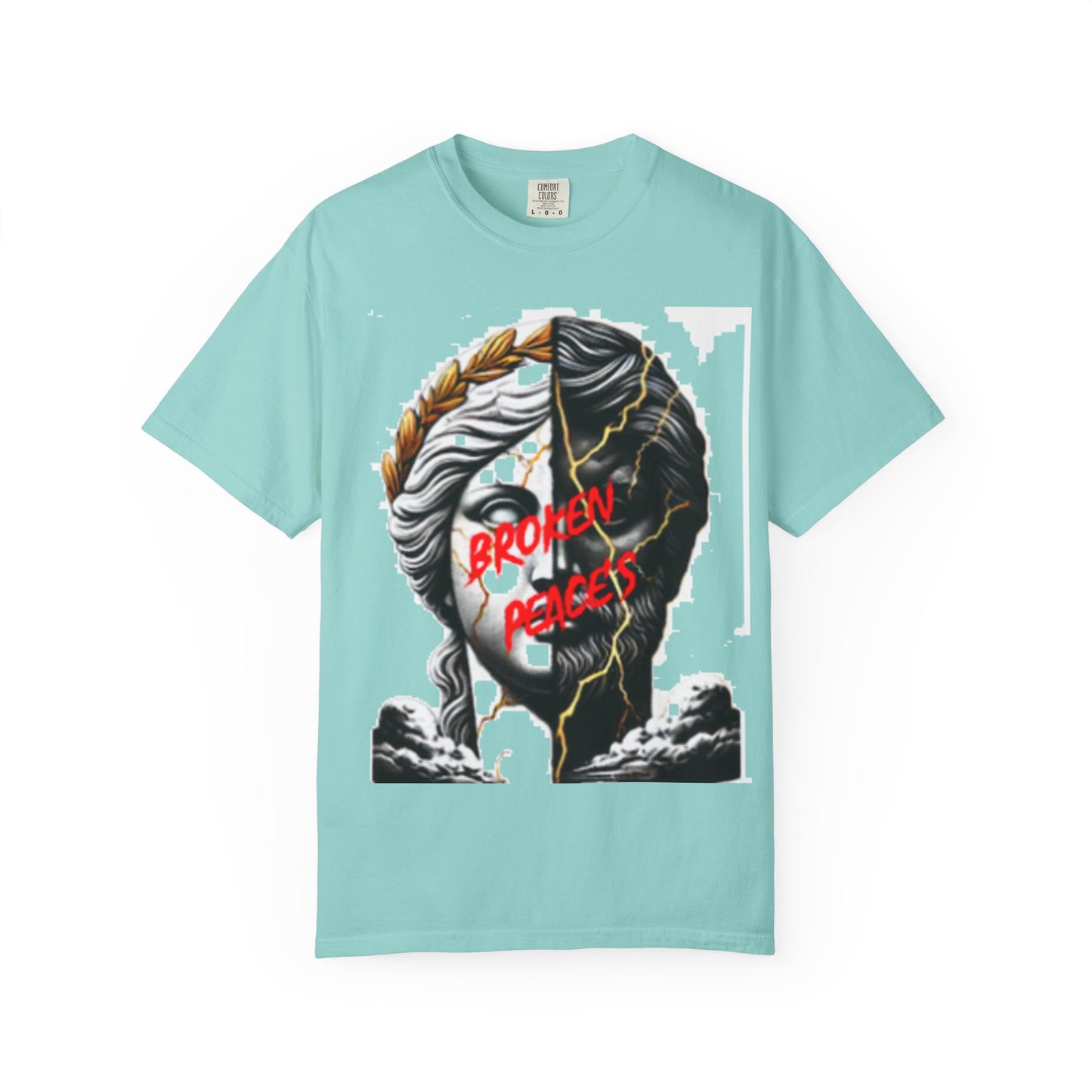 Unisex Garment-Dyed T-shirt - 'Broken Pieces' & 'God Save the Queen' Graphic Tee