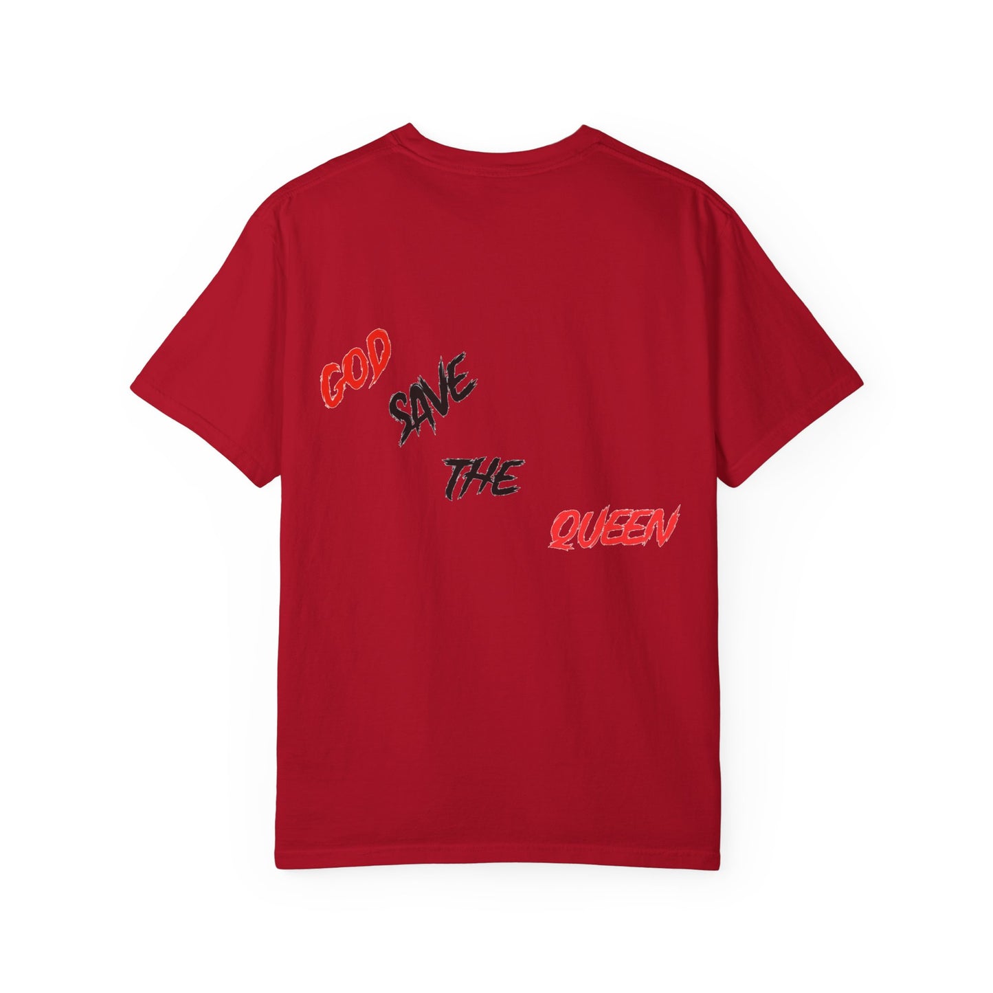 Unisex Garment-Dyed T-shirt - 'Broken Pieces' & 'God Save the Queen' Graphic Tee
