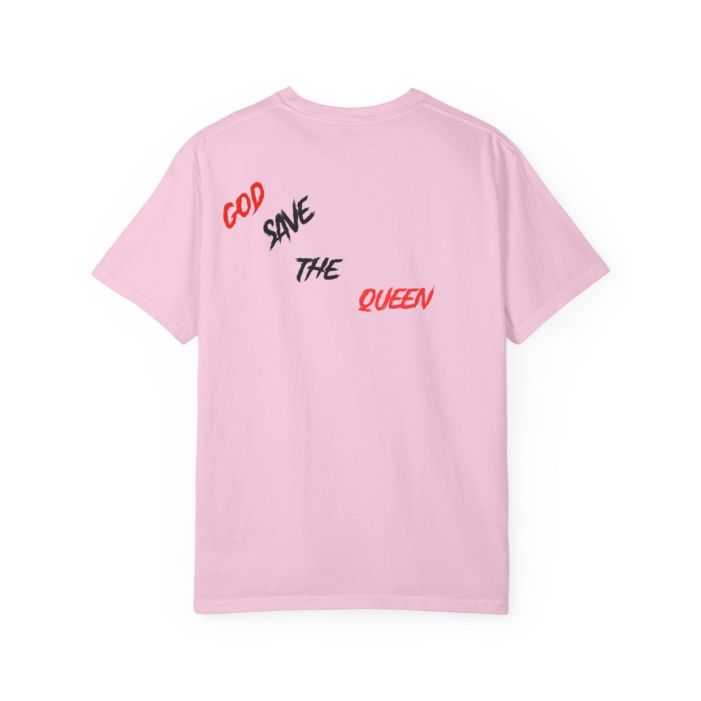 Street Art Graphic T-Shirt - 'God Save the Queen' & 'Carte Blanche' Design