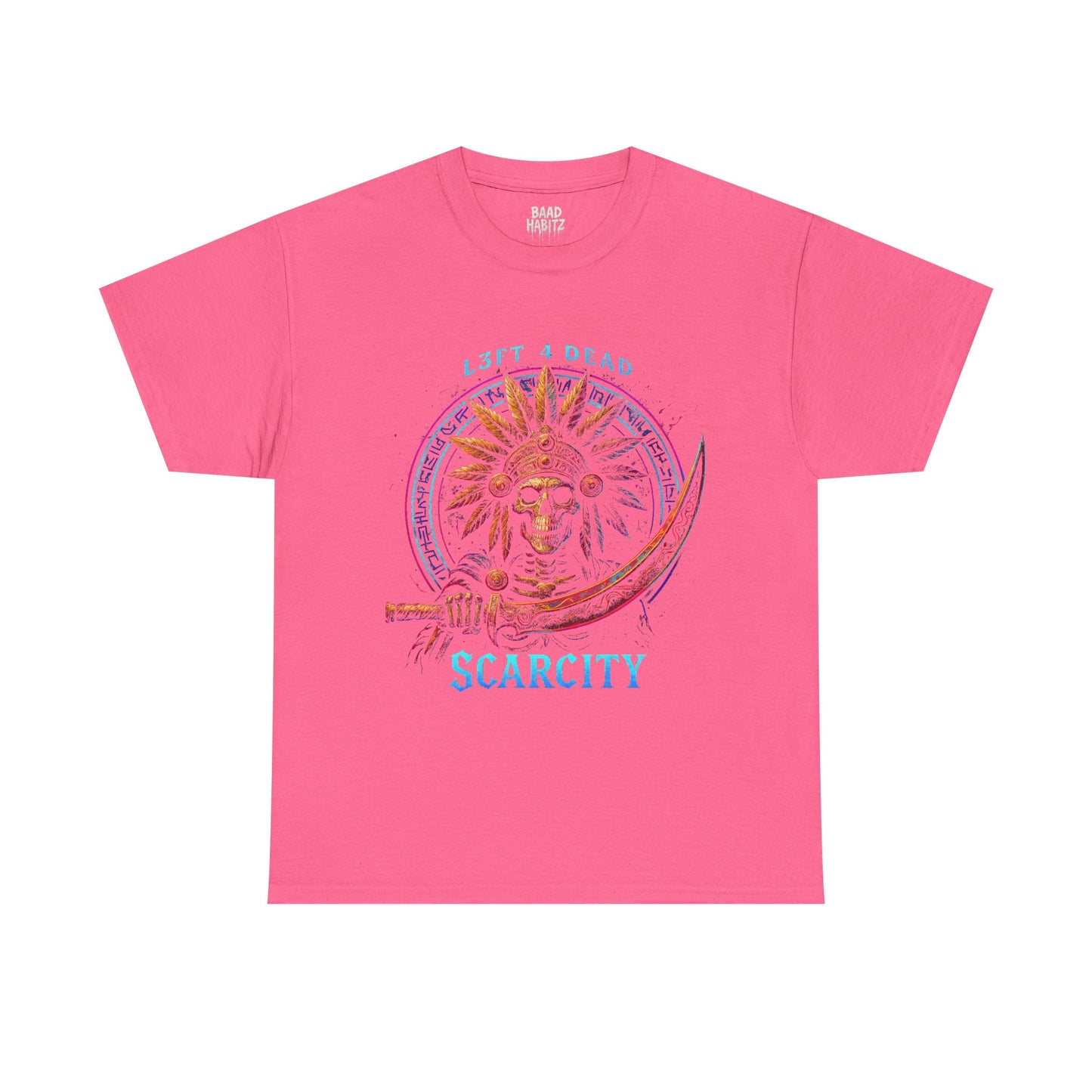 Vintage Graphic Unisex Heavy Cotton Tee - 'Scarcity' Design