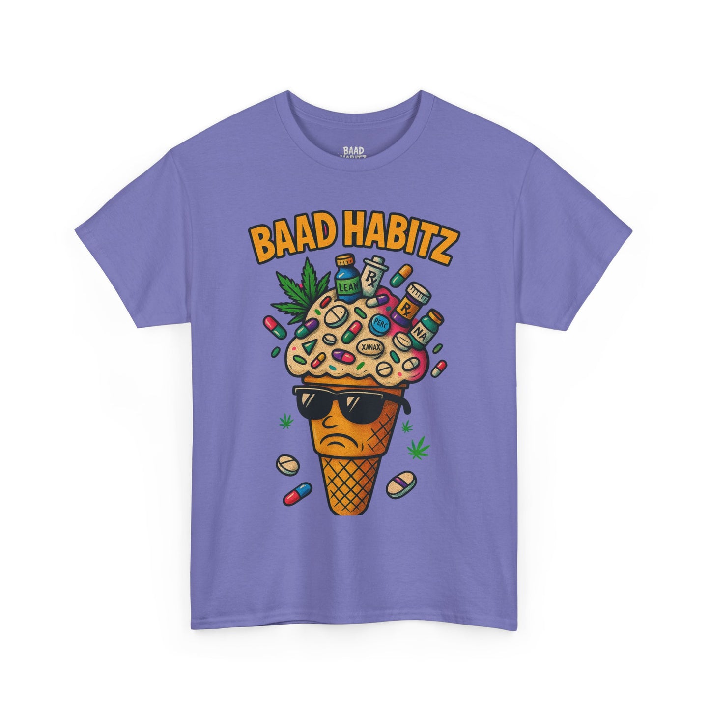 Funny Graphic Tee, Trendy T-Shirt for Casual Wear, Summer Wardrobe Essential, Perfect Gift for Friends, BAAD HABITZ Design