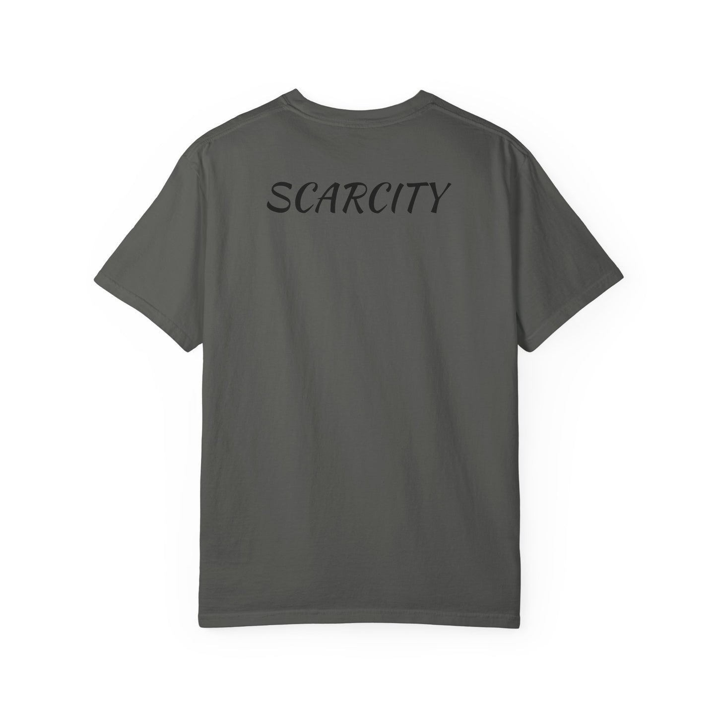 Lost Tribe Unisex Garment-Dyed T-Shirt | Scarcity Graphic Tee for Festival & Everyday Wear