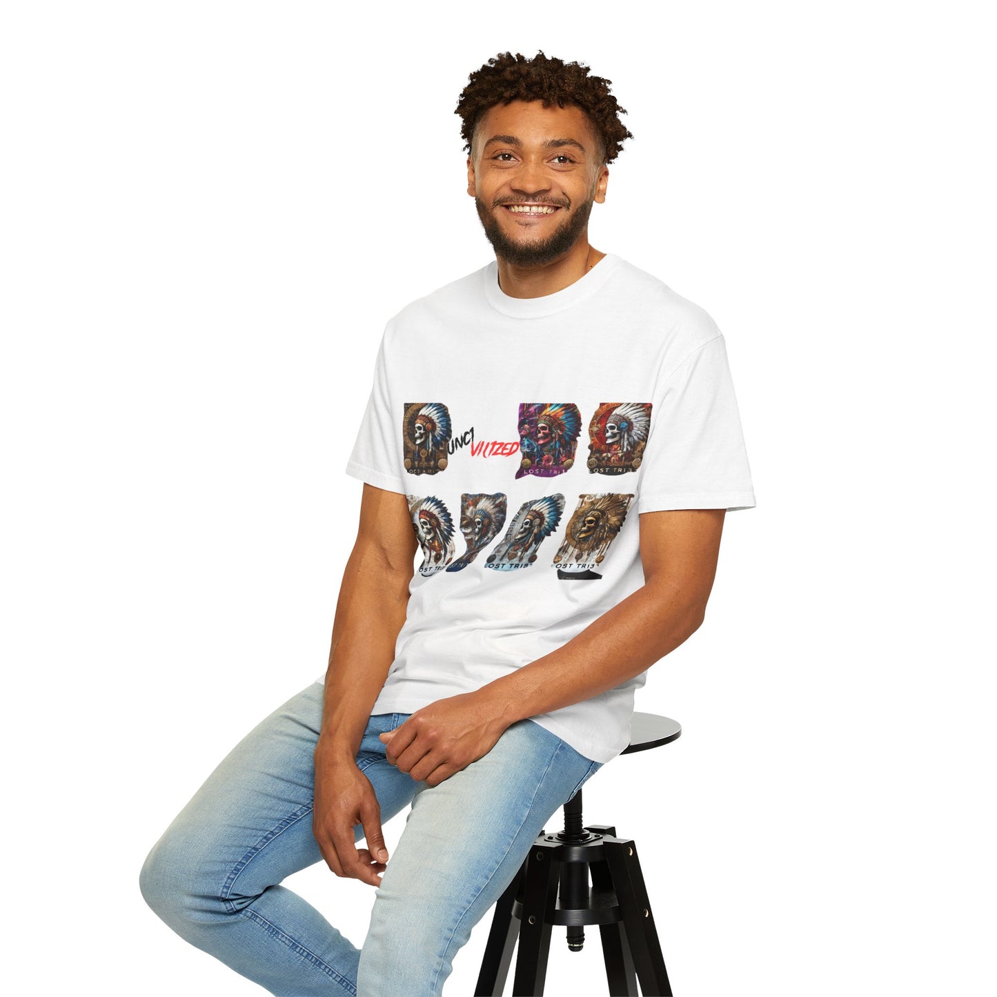 Natural Citizen Graphic T-Shirt - Unisex Garment-Dyed Tee with Unique Lion Designs