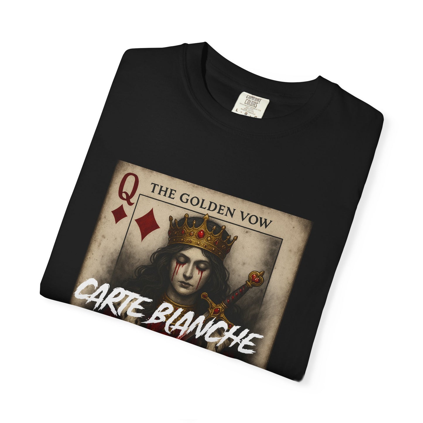 Artistic Unisex T-Shirt - Carte Blanche Playing Card Design
