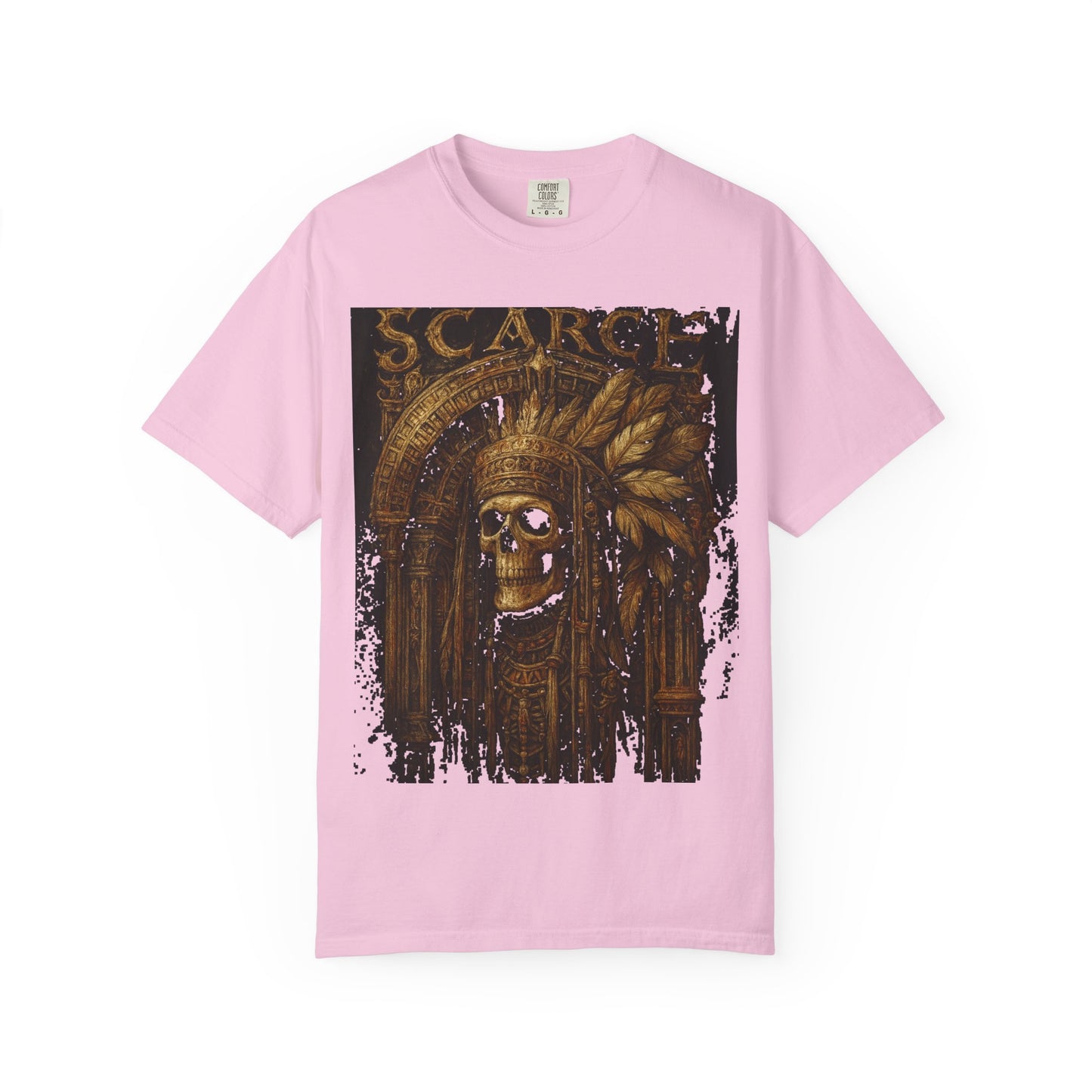 Unisex Garment-Dyed T-Shirt - SCARCE The Lost Skull Design