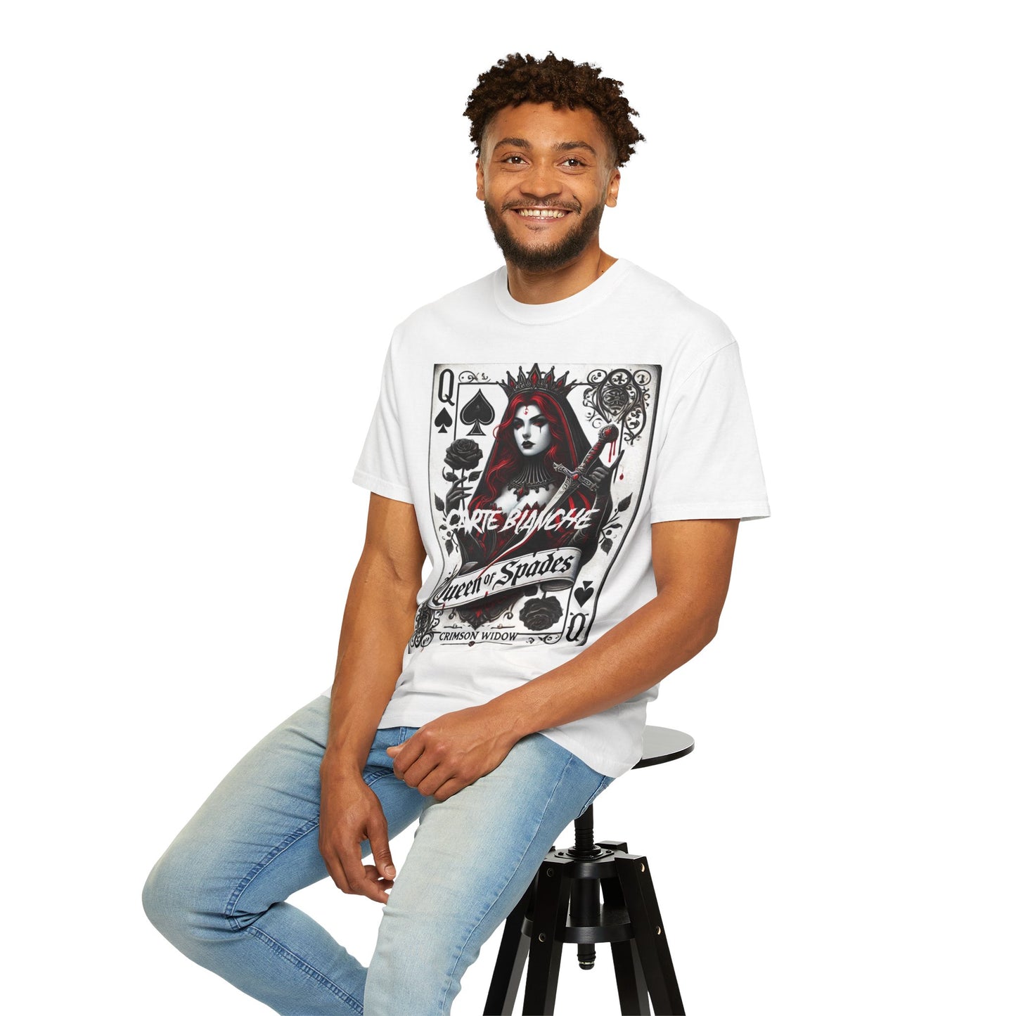 Queen of Spades Unisex T-Shirt - God Save the Queen Graphic Tee