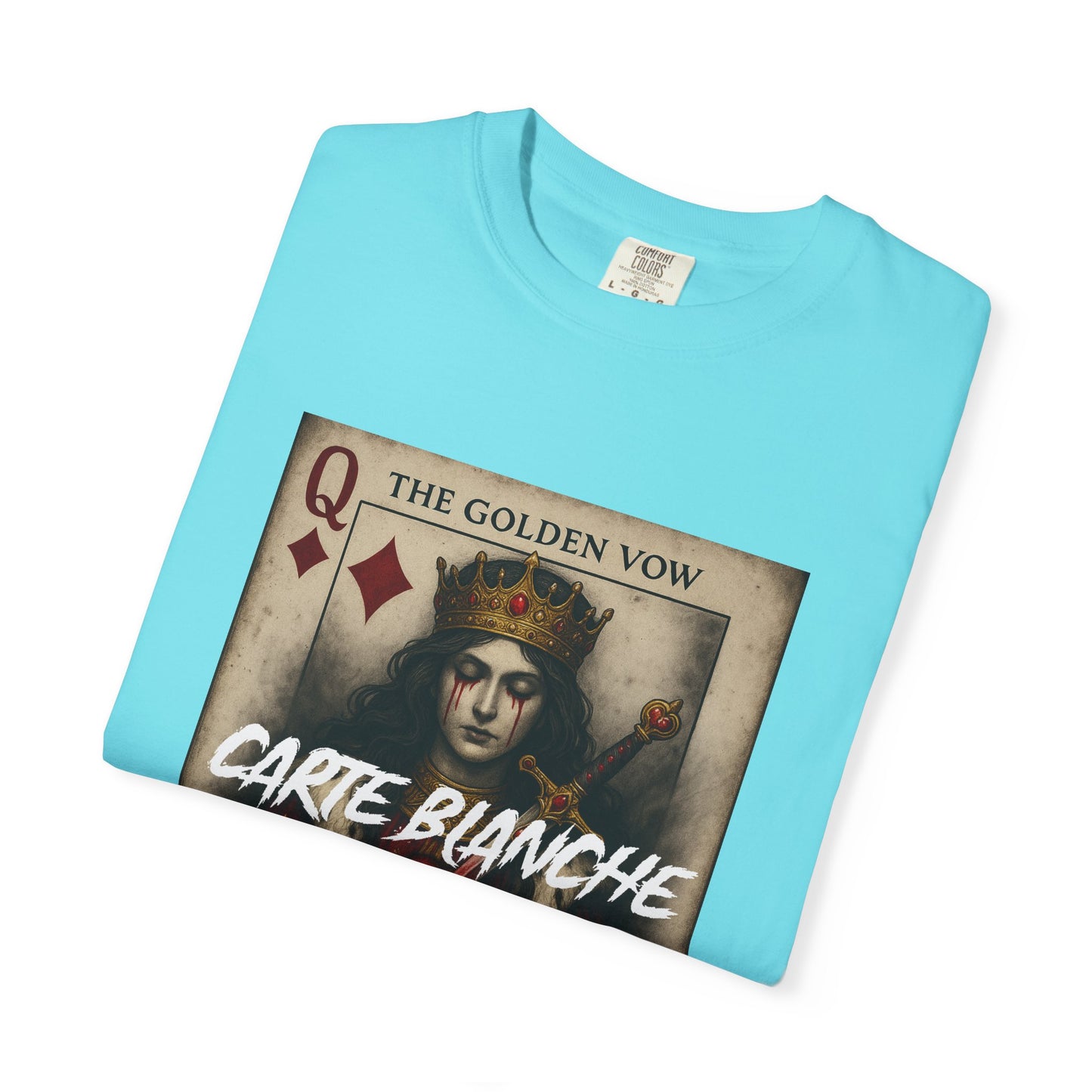 Artistic Unisex T-Shirt - Carte Blanche Playing Card Design