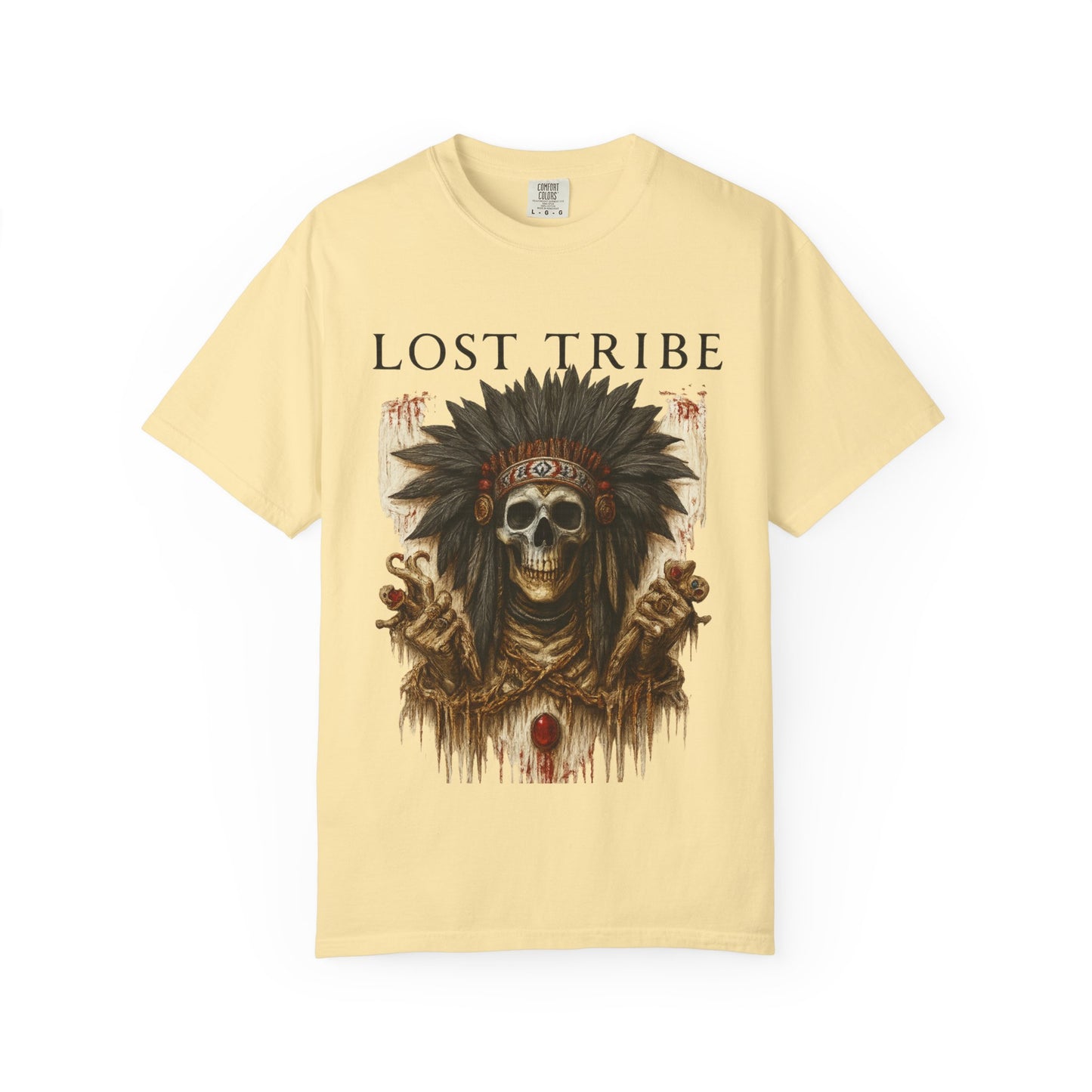 Lost Tribe Unisex Garment-Dyed T-Shirt | Scarcity Graphic Tee for Festival & Everyday Wear