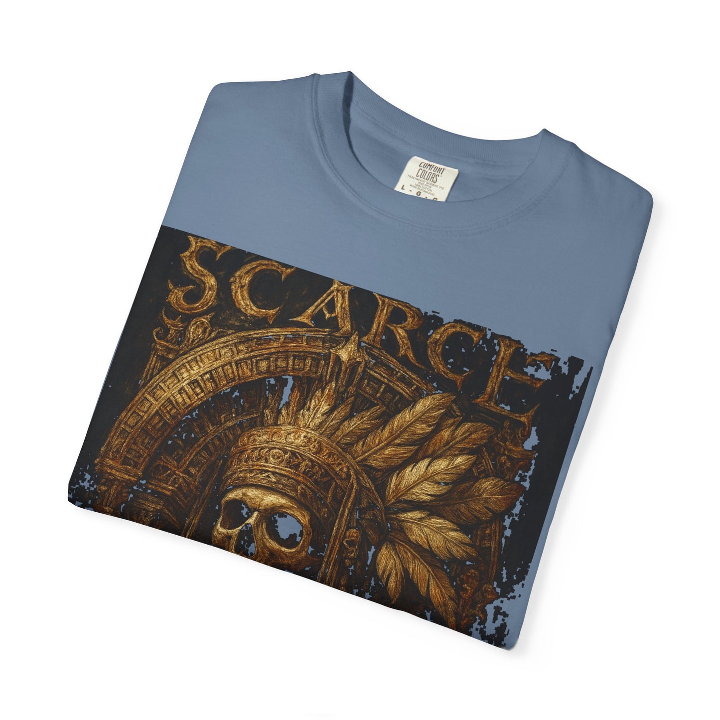 Unisex Garment-Dyed T-Shirt - SCARCE The Lost Skull Design