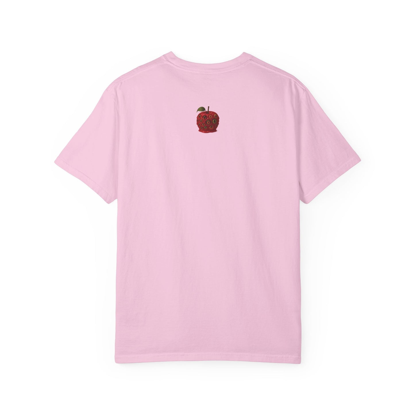 Garment-Dyed Unisex T-Shirt - Noxiae Poena Paresto with Apple Design