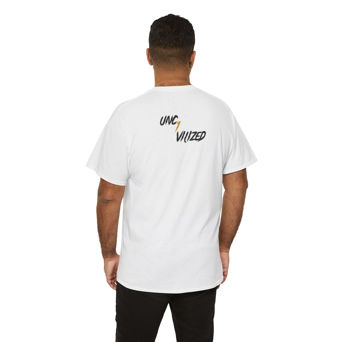 Unisex Heavy Cotton Tee - Lost Tribe Skull Design