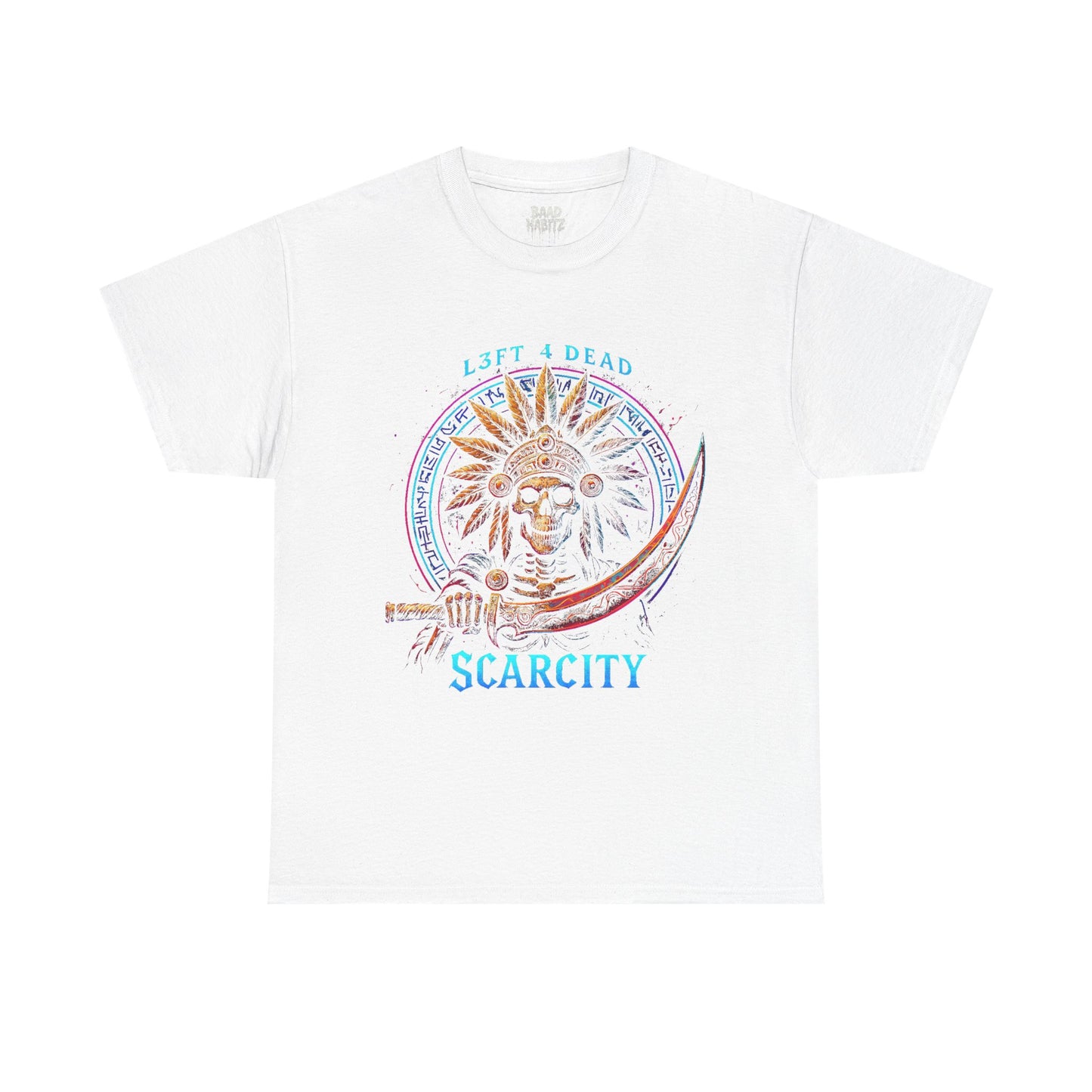 Vintage Graphic Unisex Heavy Cotton Tee - 'Scarcity' Design