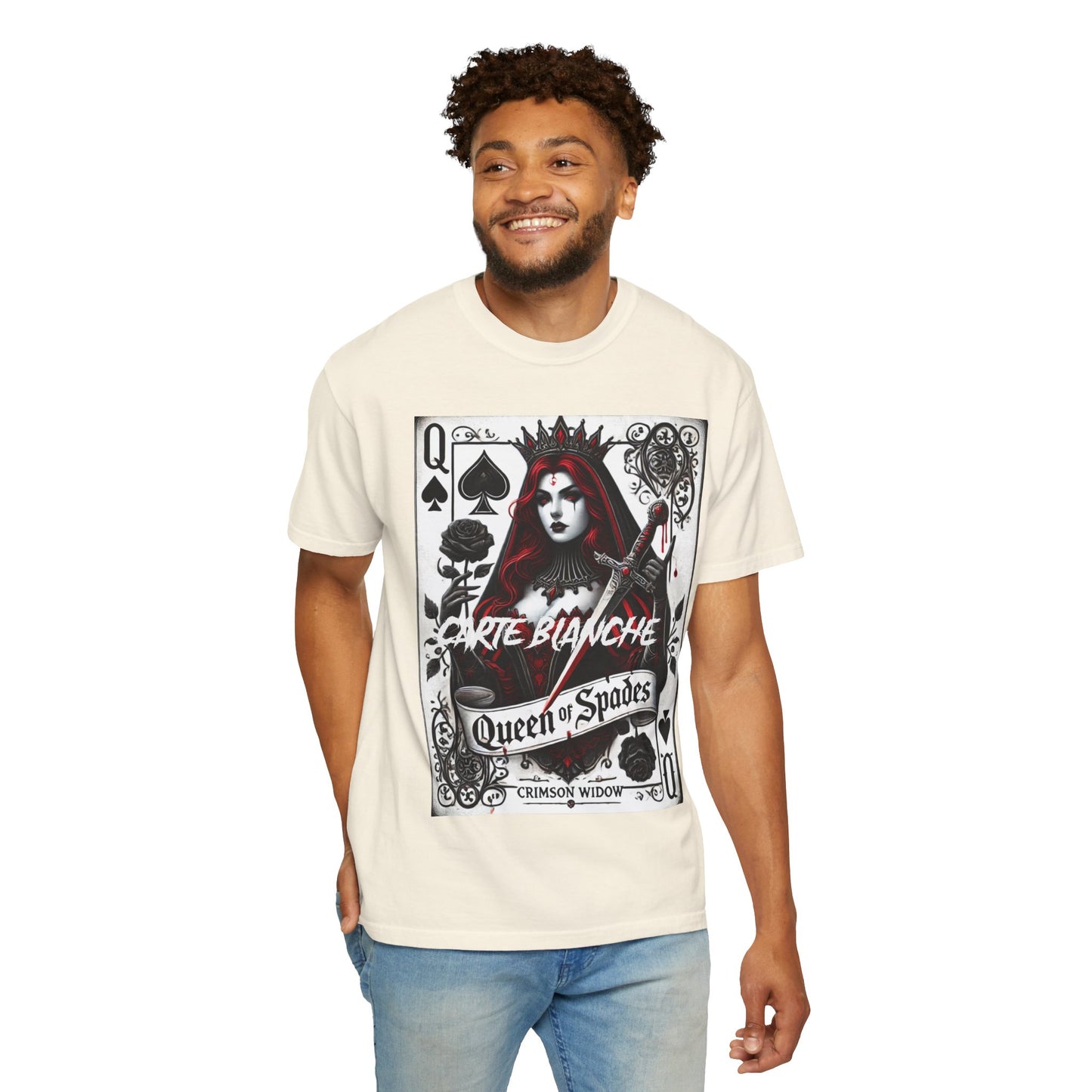 Queen of Spades Unisex T-Shirt - God Save the Queen Graphic Tee