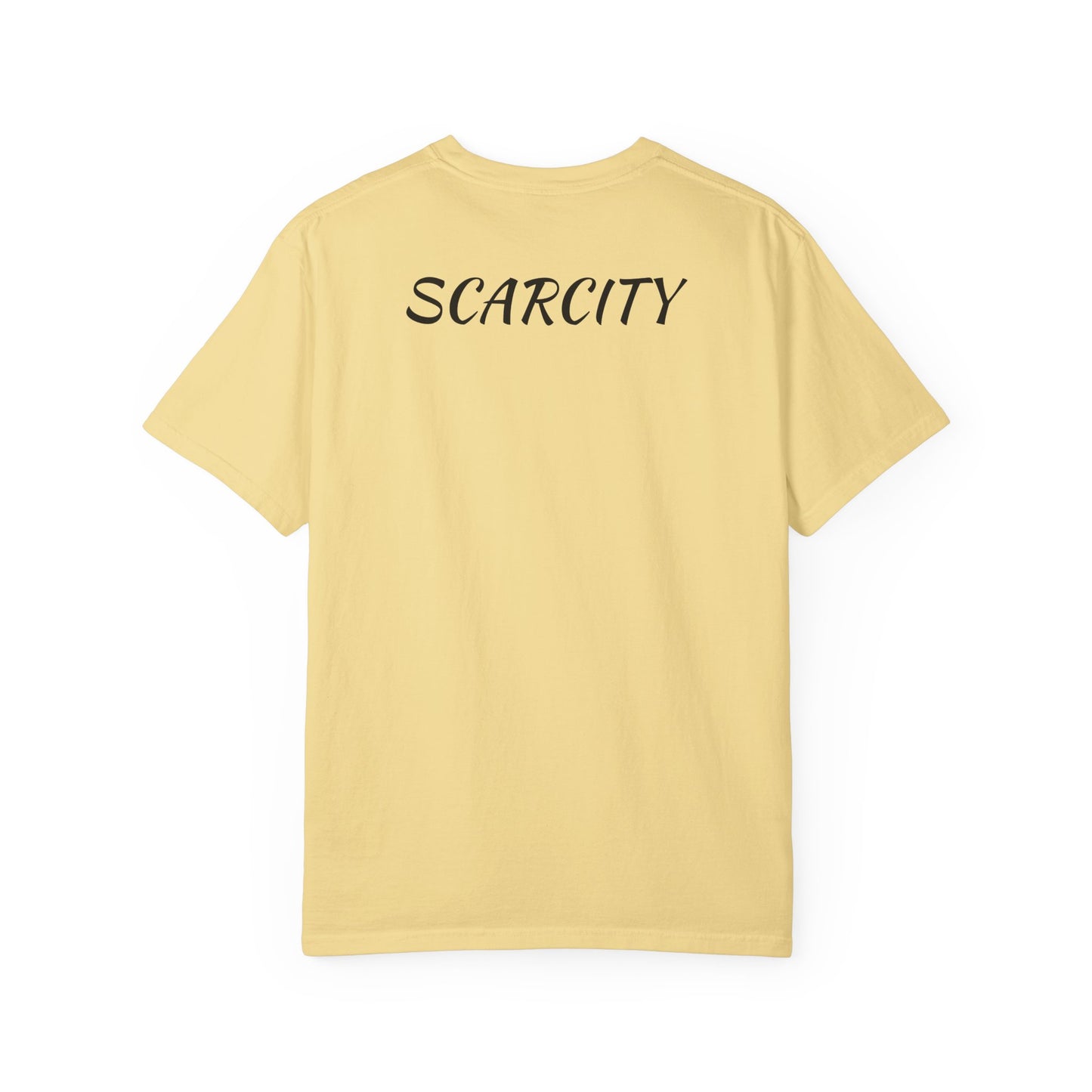 Lost Tribe Unisex Garment-Dyed T-Shirt | Scarcity Graphic Tee for Festival & Everyday Wear