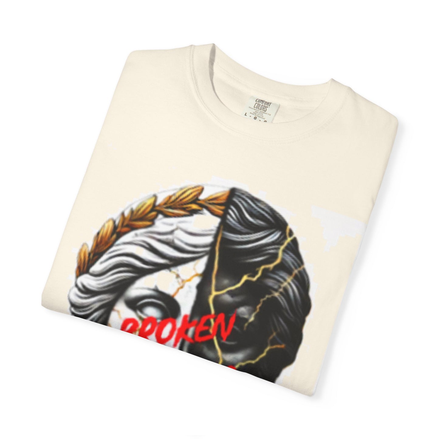 Unisex Garment-Dyed T-shirt - 'Broken Pieces' & 'God Save the Queen' Graphic Tee