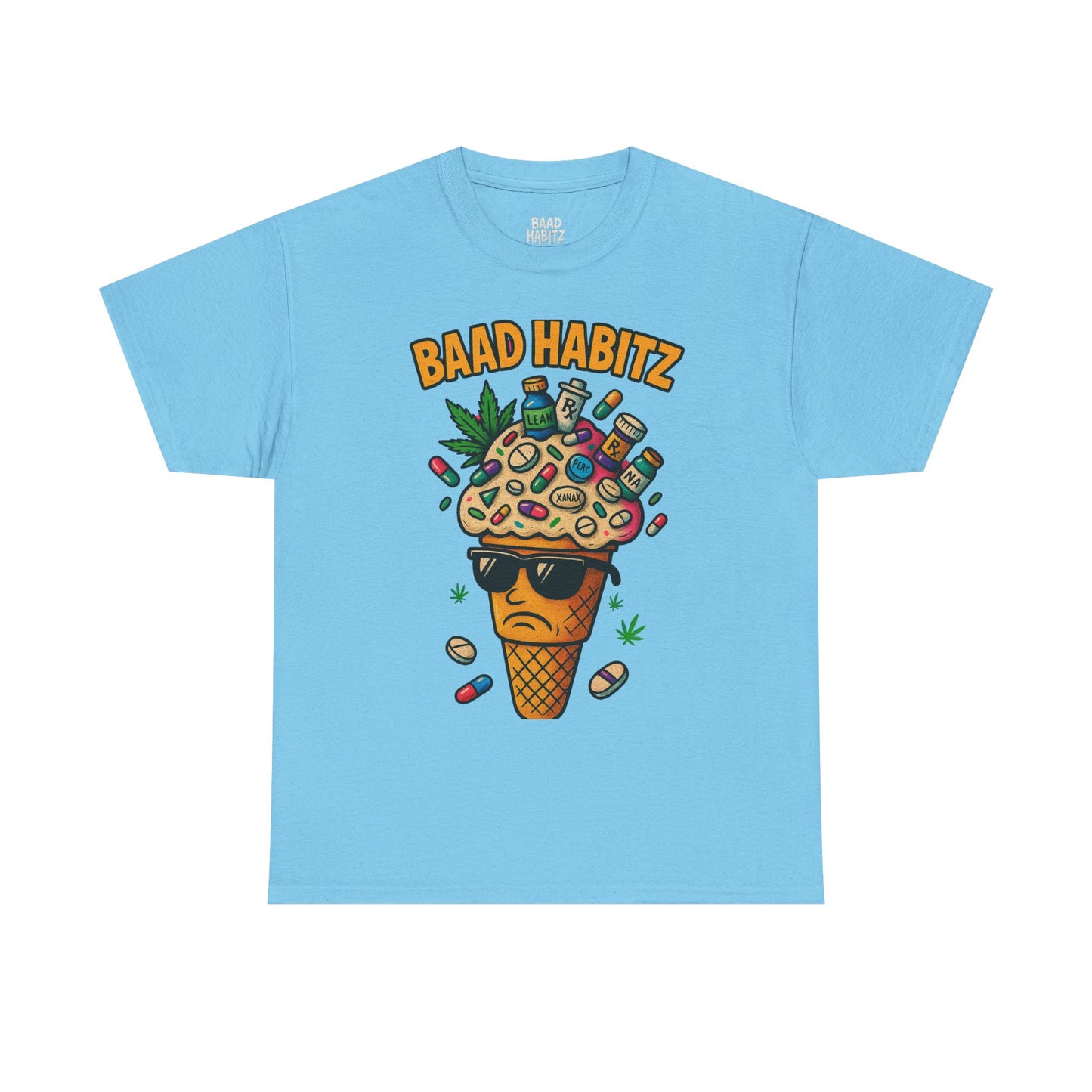 Funny Graphic Tee, Trendy T-Shirt for Casual Wear, Summer Wardrobe Essential, Perfect Gift for Friends, BAAD HABITZ Design