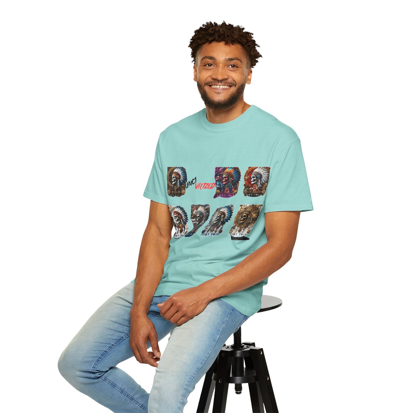 Natural Citizen Graphic T-Shirt - Unisex Garment-Dyed Tee with Unique Lion Designs