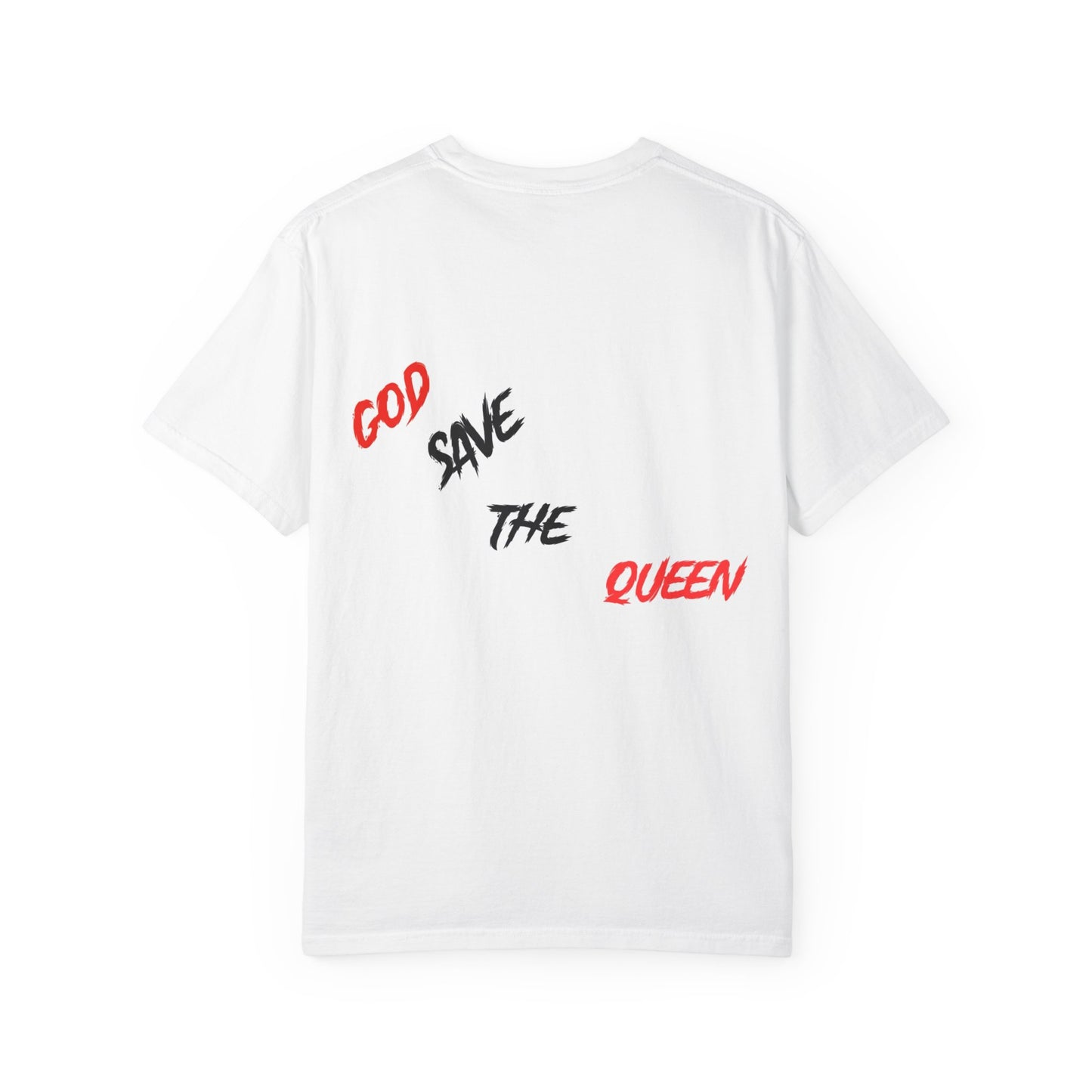 Unisex Garment-Dyed T-shirt - 'Broken Pieces' & 'God Save the Queen' Graphic Tee