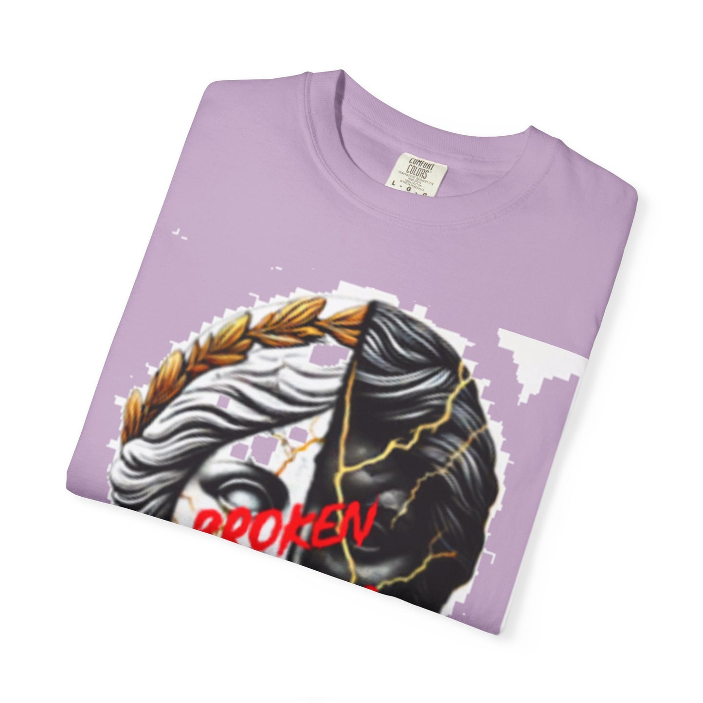 Unisex Garment-Dyed T-shirt - 'Broken Pieces' & 'God Save the Queen' Graphic Tee